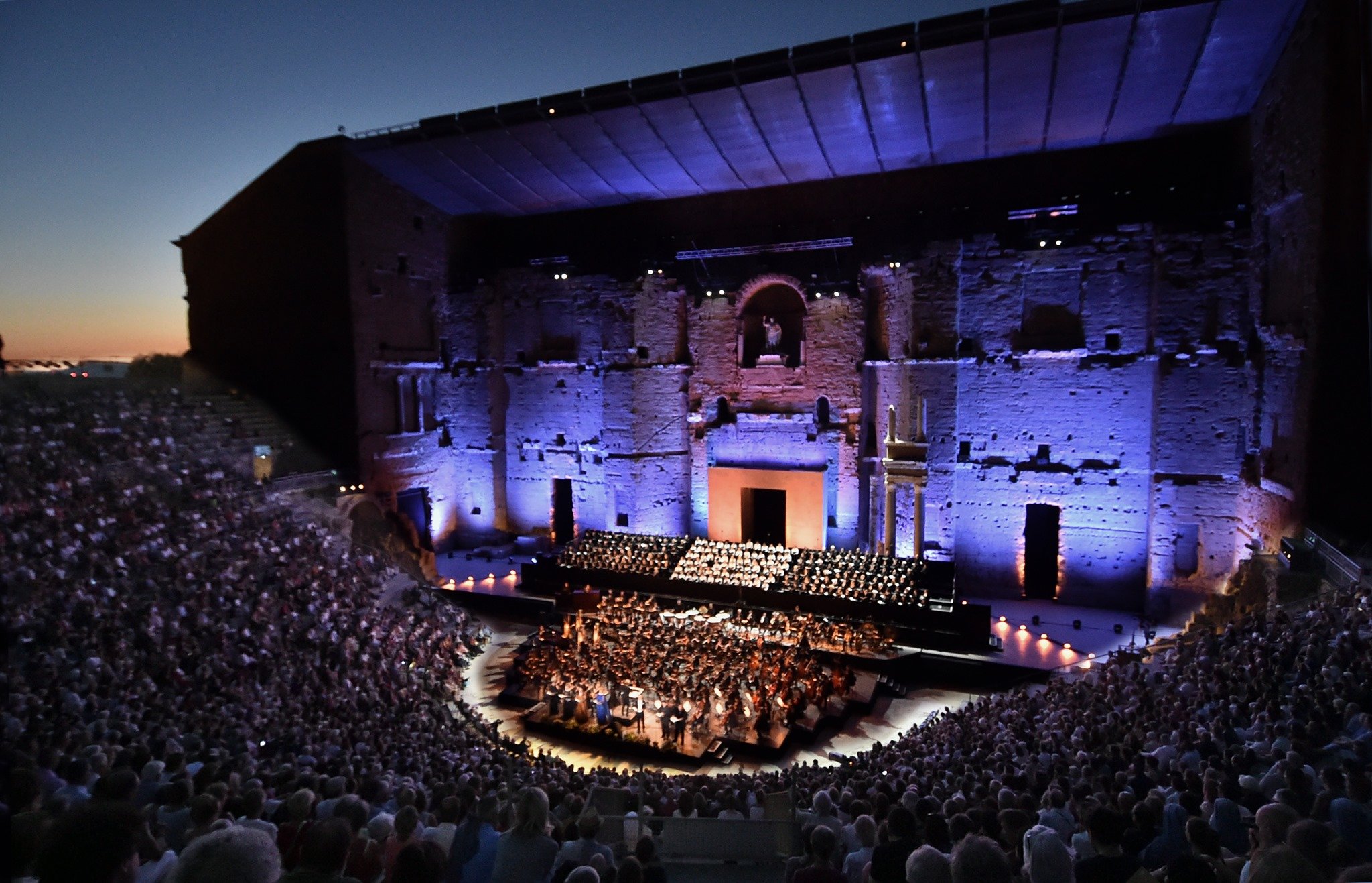 Les Choregies d`Orange Opera Di Teater Prancis